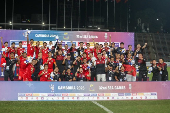 Timnas Indonesia raih emas SEA Games 2023. [Dok. PSSI]